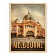 Art Print | Flinders Street Station Melbourne | Portrait